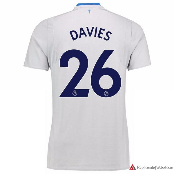 Camiseta Everton Segunda equipación Davies 2017-2018
